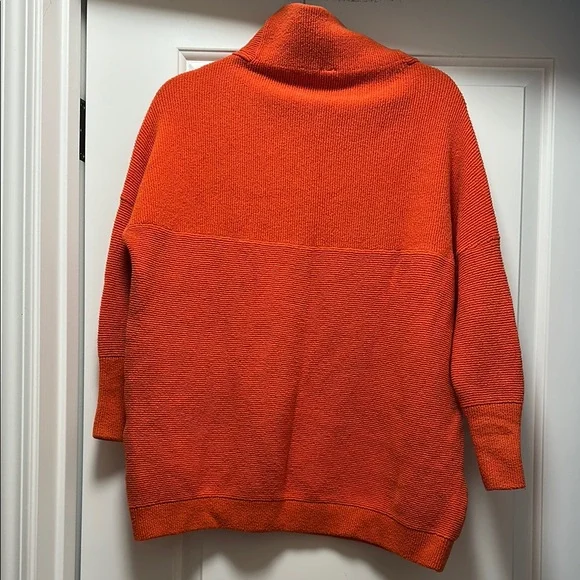 Free People Audacious Long Sleeve Ottoman Slouchy Ribbed Tunic Sweater Sz XS - Picture 6 of 6